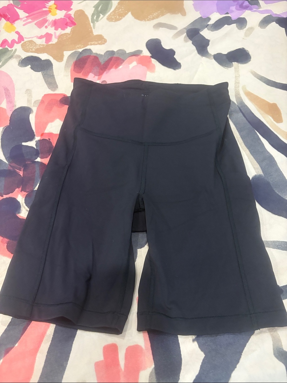Athleta Black High-Rise Bike Shorts